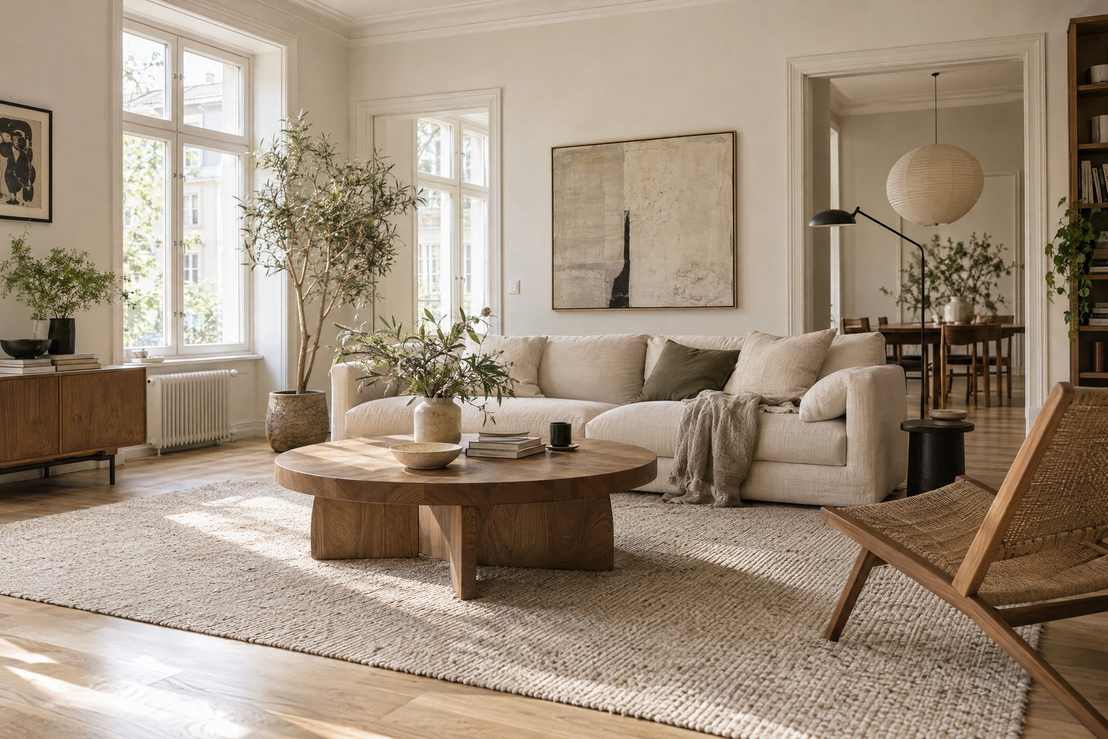 Scandinavian-inspired living room concept